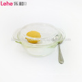 LeHe housewares high borosilicate glass clear casserole cooking pot set